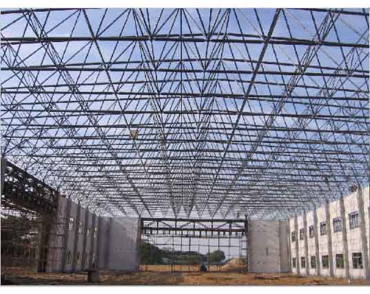 怀化湖南长沙5712飞机库网架工程